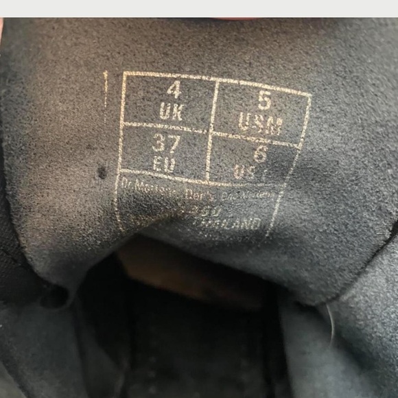 Dr Martens Boots Womens Size 6 Us 1460 Slip Resistant Black Ankle - Picture 7 of 7